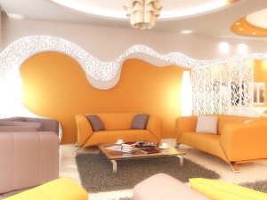 living room Modèle 3D