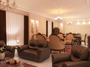 living room 3D Model