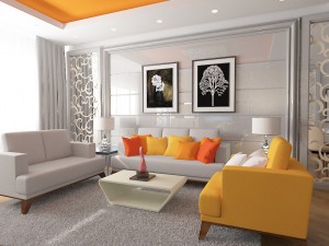 living room Modèle 3D