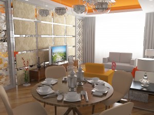 living room 3D Modell