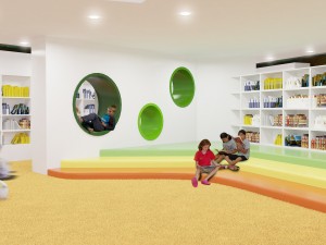 kids library 3D-Modell