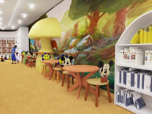 kids library 3D-Modell