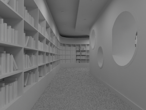 kids library 3D-Modell