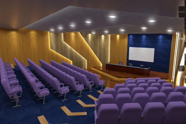 theatre 3D Model .c4d .max .obj .3ds .fbx .stl .blend 