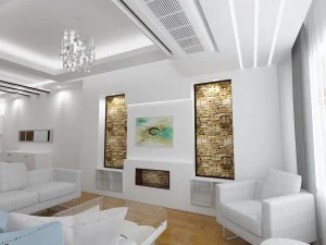 リビングルームとダイニングルーム 3Dモデル