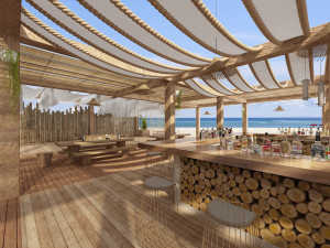beach bar 3Dモデル