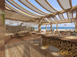 ビーチバー 3Dモデル