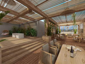 beach bar 3D-Modell