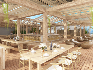 beach bar 3D-Modell