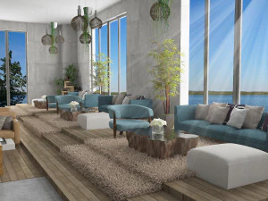 クラブハウス 3Dモデル