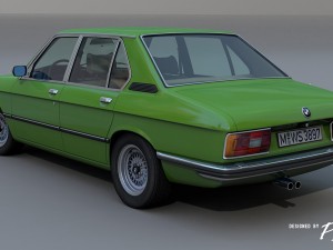bmw 528i e12 - 1979 3D Model