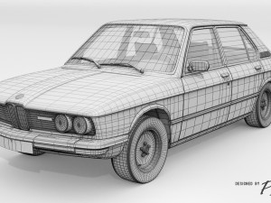 bmw 528i e12 - 1979 3D Model