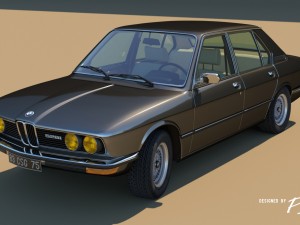 bmw 528i e12 - 1979 3D Model