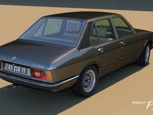 bmw 528i e12 - 1979 3D Model