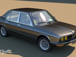 bmw 528i e12 - 1979 3D Model