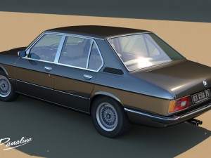 bmw 528i e12 - 1979 3D Model