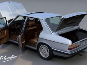bmw m5 e28 - 1985 - car Model 3D