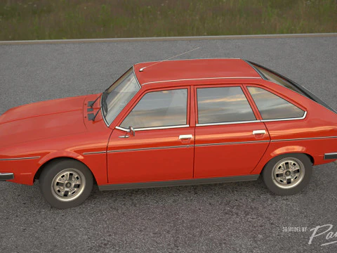 Renault 20 TS 1978 3D Model