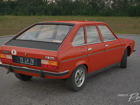 Renault 20 TS 1978 3D Model