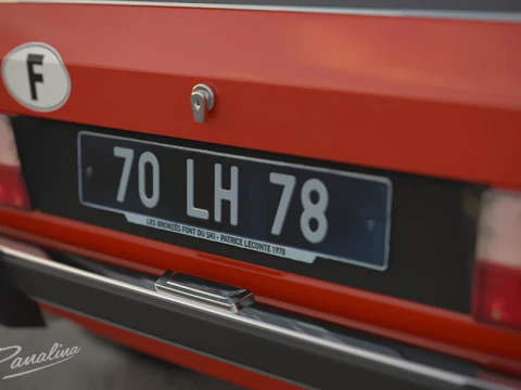 Renault 20 TS 1978 3D Model