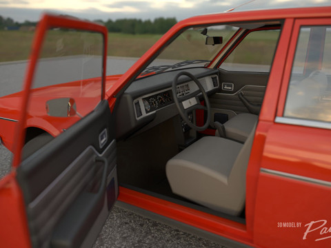 Renault 20 TS 1978 3D Модель