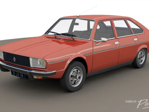 Renault 20 TS 1978 3D Model