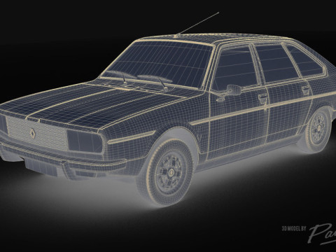 Renault 20 TS 1978 3D Модель