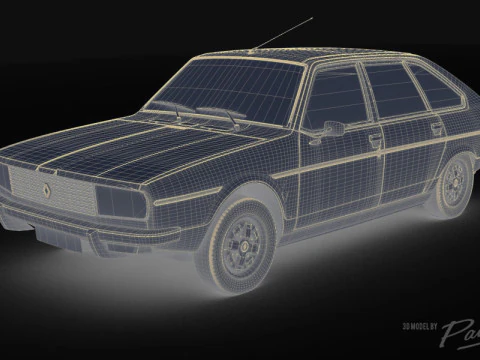 Renault 20 TS 1978 3D Model