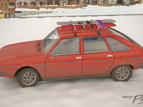 Renault 20 TS 1978 3D Модель