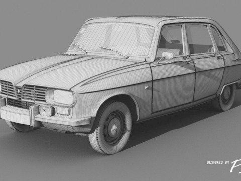 Renault 16 TS - 1970 - 3D Model