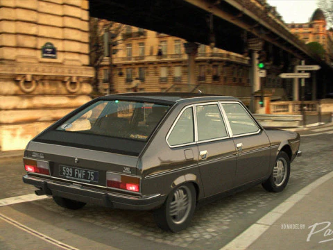 Renault 30 TX - 1979 - 3D Model
