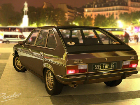 Renault 30 TX - 1979 - 3D Model