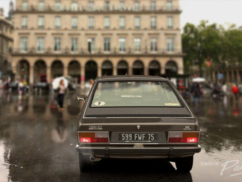 Renault 30 TX - 1979 - 3D Model