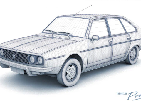 Renault 30 TX - 1979 - 3D Model