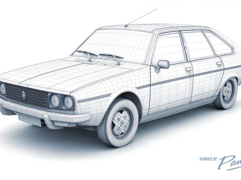 Renault 30 TX - 1979 - 3D Model