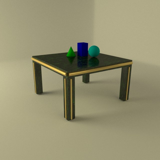 coffee table Modelo 3D .c4d .max .obj .3ds .fbx .stl .blend