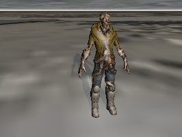 zombie 3D Model .c4d .max .obj .3ds .fbx .stl .blend 