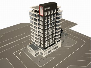 the office building 3D-Modell