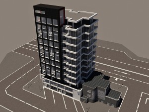 the office building Modèle 3D