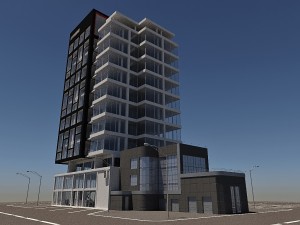 the office building Modèle 3D