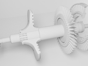 turbocompressor 3D 모델