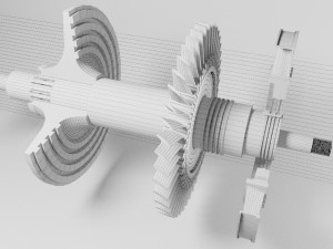turbocompressor 3D 모델