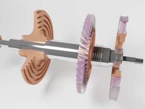 turbocompressor 3D 모델