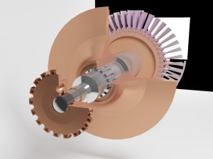 turbocompressor 3D 모델