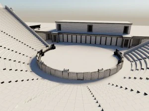 greek theatre 3D Model