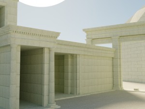 greek theatre Modello 3D