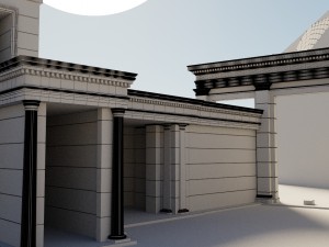 greek theatre Modello 3D