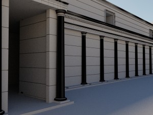 greek theatre Modello 3D