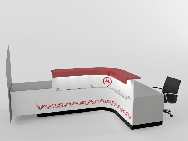 reception 3D Model .c4d .max .obj .3ds .fbx .stl .blend 