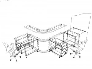 reception 3D Model